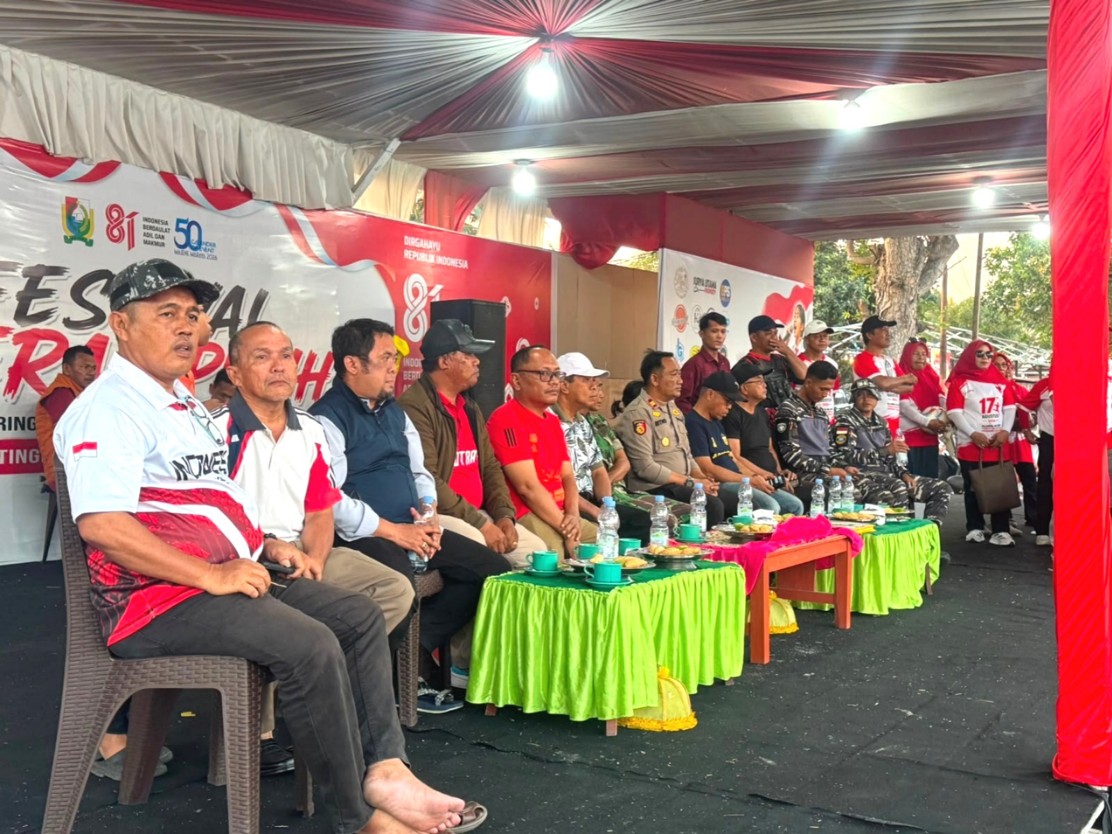 Kapolsek Pamboang Hadiri Final Piala Kemerdekaan 2026, Bonde Utara Keluar Sebagai Juara